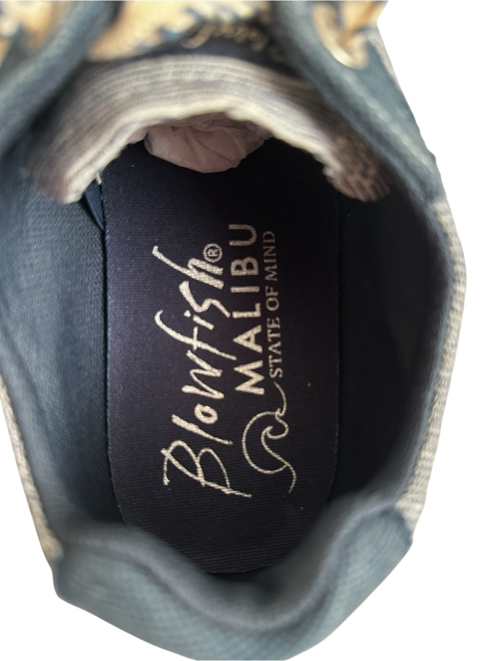 Blowfish Malibu Boardwalk Navy Canvas Sneakers Women's Size 9M NIB - Picture 7 of 10